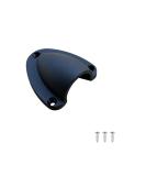 Berfi Life Marine Wire Cable Vent Cover - Black Small Clam Shell Vent for Boat/Yacht - 1 Piece with 3 Screws - Buy Online on GoSupps.com