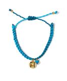 GIMMEDAT Softball Girls Heart Gold Charm Bracelet | Adjustable & Waterproof Team Jewelry in Blue - Buy Online on GoSupps.com