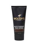 Woody's Multi-Tasking Face Scrub for Men | Hydrating Cleanser & Exfoliant | 5 Fl Oz - Shop Internationally - Buy Online on GoSupps.com