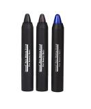 Professional Hair Chalk Temporary Dye Set - Black, Dark Brown, Blue | Non-Toxic Color Crayon for White Hair Coverage (3 Packs) - Buy Online on GoSupps.com