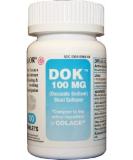 Dok Stool Softener Tablets - 100mg Strength - 100 Count Bottle - Buy Online on GoSupps.com