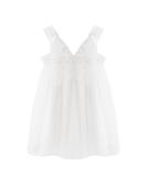 PythJooh Baby Girl Tulle Dress with Butterfly Wings | Sleeveless Tutu Princess Dress for Toddlers | Daisy Stars Sundress (6-9 Months, White) - Buy Online on GoSupps.com