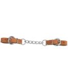 Weaver Leather Harness Leather Heavy-Duty Single Link Chain Curb Strap - Russet - 4 1/2-Inch - Buy Online on GoSupps.com