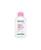 Garnier Micellar Cleansing Water - Gentle Makeup Remover & Face Cleanser for Sensitive Skin Vegan & Dermatologically Tested 125ml - 100% Dirt & Pollution Removal - Buy Online on GoSupps.com