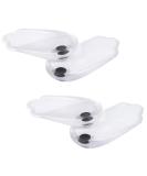 2 Pairs Orthotic Insoles Heel Pads - Silicone Gel Plantar Heel Cups for Foot Support & Correction | Magnetic Silicone Insoles for Comfort & Alignment - Buy Online on GoSupps.com