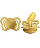 BIBS Pacifiers - Couture Collection | BPA-Free Baby Pacifier | Made in Denmark | Set of 2 Mustard Color Premium Soothers | Size 0-6 Months - Buy Online on GoSupps.com