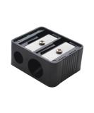 Professional Double Hole Cosmetic Pencil Sharpener for Eyebrow Lip Liner & Eyeliner | Essential Makeup Tool for School & Office Supplies - Buy Online on GoSupps.com