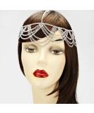 Gold Multi Layer Hair Jewelry Head Chain for Women and Girls - Silver Forehead Headband - Buy Online on GoSupps.com