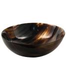 Genuine Ox Horn Palm Lathering Shave Bowl - Handcrafted for a Luxurious Shaving Experience - Buy Online on GoSupps.com