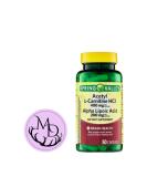 Acetyl L-Carnitine HCI 400 mg + Alpha Lipoic Acid 200 mg Capsules - Spring Valley 50 Count - Enhance Energy & Metabolism | Dri Store International Shipping - Buy Online on GoSupps.com