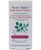 Vitanica Yeast Arrest Homeopathic Vaginal Suppositories for Yeast Infection Symptoms Relieves Burning Itching  Discharge with Boric Acid Tea Tree Oil  Probiotics Vegan (Yeast Arrest Pro Logo 14) Yeast Arrest Pro  - Buy Online on GoSupps.com
