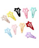 HLLMX 10 PCS Colorful Stars Duckbill Clip Hair Clip Non-slip Toddlers Colorful Cute Lovely Metal Hair Barrettes Hair Accessories for Kids Teens Women (Random Color) - Buy Online on GoSupps.com