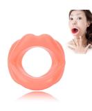 Oral Muscle Massage Tool - Silicone Face Slimming & Lip Trainer | Enhance Smile & Lift Lips - Red - Buy Online on GoSupps.com