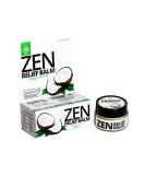 ZEN Relief Balm - 0.7 oz - Coconut Oil, 11 Essential Oils - Relieves Muscle Pain, Spasms, Cramps, Headaches, Backaches - Moisturizing - Buy Online on GoSupps.com