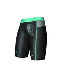 Shock Doctor Women's SD30060 Pelvic Protection Hockey Shorts - Black/Orange - Adult Size S | Premium Comfort & Safety for Athletes - Buy Online on GoSupps.com
