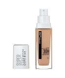 Maybelline New York waterproof make-up foundation with high opacity long-lasting facial make-up Super Stay Active Wear color: No. 30 sand (light) 1 x 30 ml - Buy Online on GoSupps.com