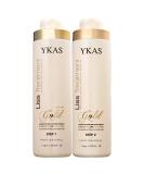 Y-kas Gold Cirugia Plastica Capilar/Plastic Surgery/Brazilian Keratin Blowout Blow Dry Hair Shampoo (1000ml) + Treatment (1000ml) Effective Volume Reducer - Buy Online on GoSupps.com