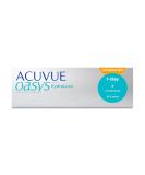 Acuvue Oasys 1-Day Astigmatism Contacts - UV Protection 30 Lenses 4.75 DPT Cyl -0.75 BC 8.5 | Comfortable Daily Wear - Buy Online on GoSupps.com