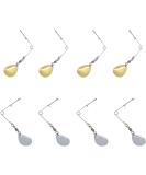20pcs Fishing Spinnerbait Kit with Colorado & Willow Blades - Gold & Silver Blades for Lure Making & Replacement Accessories - Buy Online on GoSupps.com