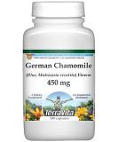 German Chamomile Blue Flower Capsules - 450mg (100ct) - 2 Pack | Matricaria recutita | Premium Quality - Buy Online on GoSupps.com