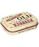Nostalgic-Art Retro Pillendose Vintage Gift Idea for Birthdays | Im Not Getting Old | Peppermint Dragee Can (4x6x2 cm) | International Shipping Available - Buy Online on GoSupps.com