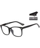 LC Eyewear Blue Light Filter Glasses for Men & Women - Ultra Lightweight Anti-Fatigue Gaming Goggles - Stylish Black Design - Buy Online on GoSupps.com