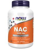 NOW Supplements, NAC (N-Acetyl-Cysteine) 1,000 mg, Free Radical Protection*, 120 Tablets 120 Count (Pack of 1) - Buy Online on GoSupps.com