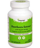 Vitacost Hawthorn Extract 1000mg - 120 Capsules - Standardized Formula - Buy Online on GoSupps.com