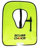 Scuba Choice Adult Neon Yellow Snorkel Vest - X-Large with Name Box - Buy Online on GoSupps.com