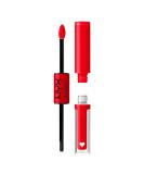 NYX PROFESSIONAL MAKEUP Shine Loud  Long-Lasting Liquid Lipstick with Clear Lip Gloss - Rebel In Red (Warm Red) 17 Rebel In Red - Buy Online on GoSupps.com