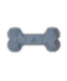 Durable Dog Chewing Bones | Robust Natural Rubber Toys for Aggressive Chewers | Fillable & Dental Care | Gray | Size S - Buy Online on GoSupps.com