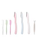 6 Pieces Ladies Face Razor Set - Eyebrow Shaper & Double Eyelid Fork for Men & Women - Buy Online on GoSupps.com