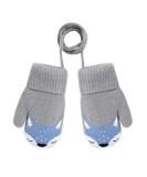 JIAHG Children's Winter Knit Gloves with String - Cute Cartoon Fox Kids Mittens for 1-3 Years Boys and Girls - Outdoor Warm Mitts for Cold Weather - Buy Online on GoSupps.com
