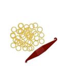 3/16 inch Orthodontic Elastic Rubber Bands 100 Pack Natural Heavy Force + Free Placer | Cayenas - Buy Online on GoSupps.com