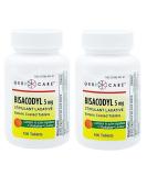 Geri-Care Bisacodyl 5mg 100 Count - Pack of 2 | Fast-Acting Laxative for Gentle Relief - Buy Online on GoSupps.com