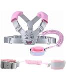 Heihei Children Safety Line - PLASS 3-in-1 Toddler Running Dishes Set with Anti-Lost Wrist Link Backpack & 1.5m Rubber Strap Pink | Safe & Fun for Kids - Buy Online on GoSupps.com