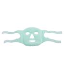 Heat Ice Face Cover | Flexible Cooling Gel Mask for Swelling Relief - Soft & Safe (Light Green) | International Shipping Available - Buy Online on GoSupps.com