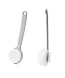 2 Pieces Bathing Sponge Brush Set - Long Handle Back Brush & Massage Sponge for Improved Circulation & Fatigue Relief | Ideal for Spa-like Bathing Experience - Buy Online on GoSupps.com