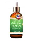 Certified Organic Gua Sha Face Oil | Cold Pressed for Sensitive & Acne Prone Skin - Best eCommerce International Shipping - Buy Online on GoSupps.com
