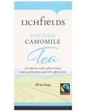 Lichfields Fairtrade Camomile 20 Tea Bags 30g - Buy Online on GoSupps.com