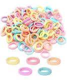 200 Colorful Hair Ties for Girls | 3cm Elastic Rubber Bands - Perfect Christmas Gifts for Kids - Buy Online on GoSupps.com