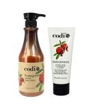 Codi Pomegranate Hand & Body Lotion Duo | Moisturizing 3.3 oz + 25 oz | International Shipping Available - Buy Online on GoSupps.com