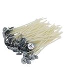 GQ 3.5 Natural Candle Wicks 100pcs - 100% Cotton Core, Low Smoke, Pre-Waxed - Buy Online on GoSupps.com