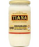 TIANA Fairtrade Organic Virgin Coconut Oil Odourless Cooking Butter 750ML (Pack of 12) 750ML Pack of 12 - Buy Online on GoSupps.com
