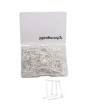Shapenty 500PCS Mini Metal Wire Eyepins for DIY Craft Jewelry Making - Silver, 24mm/1 Inch - Buy Online on GoSupps.com