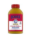 Beaver American Classic Yellow Mustard 12.5oz Squeeze Bottle, Pack of 6 - Buy Online on GoSupps.com