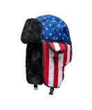 S A Company Trapper Hat Winter Hats for Men & Women | Ushanka Russian Hat Bomber Hat | Faux Fur Hat with Ear Flap American Flag - Buy Online on GoSupps.com