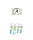 Dr. Brown s Anti-Colic Options+ Narrow Baby Bottles 4oz 4-Pack with Hedgehog Design - Infant Gripebelt for Colic Relief in Babies and Toddlers | 0-3m | Set of 2 - Buy Online on GoSupps.com