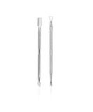 FULINJOY Stainless Steel Cuticle Pusher and Cutter Set - Dual Head Trimmer for Fingernail and Toenail Care - Buy Online on GoSupps.com
