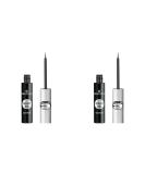 Liquid Ink Black Eyeliner (Pack of 2) - 3 ml - International Shipping Available - Buy Online on GoSupps.com